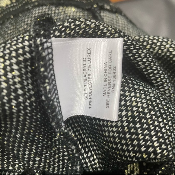 NWT ModCloth Plaid Swing Dress size 1X black gold short sleeve retro - Picture 9 of 10